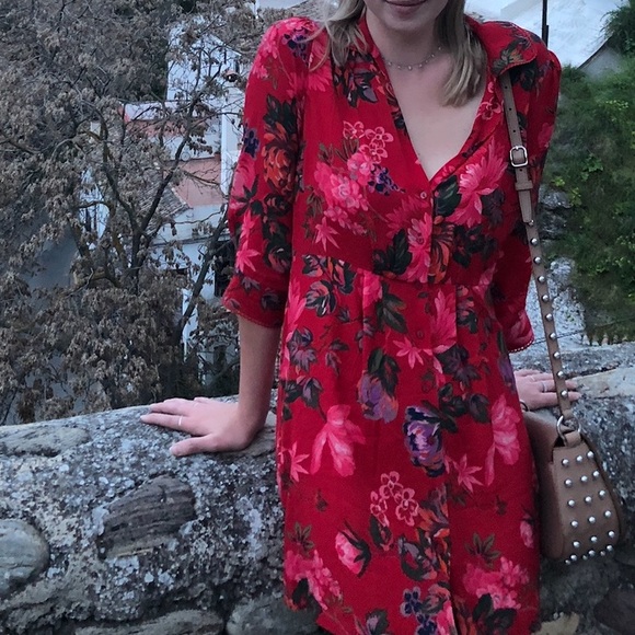 Zara res floral dress - Picture 1 of 4